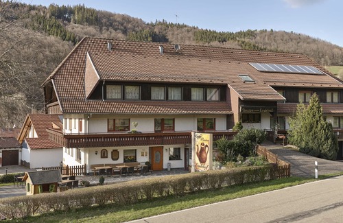 Elzach Apartamento | Black Forest - Single room with shower and WC, with balcony and TV