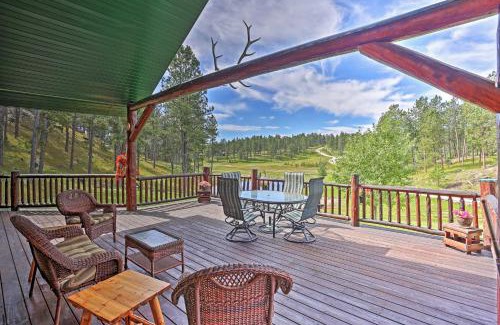 Custer Casa | Black Hills Cabin Hot Tub, Fishing Pond and Deck