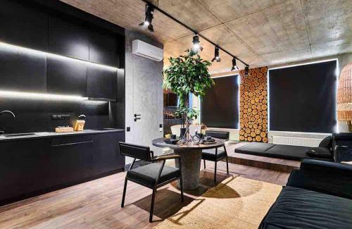 Kyiv Apartamento | BLACK ROCK APART downtown 50 м2 улица Жилянская 68 метро Олимпийская - новый дом