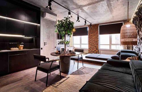 Kyiv Apartamento | BLACK ROCK APART downtown 50 м2 улица Жилянская 68 метро Олимпийская - новый дом