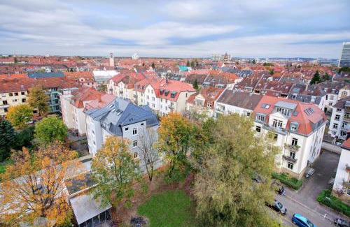 Weststadt Sudlicher Teil Apartamento | Blick über Karlsruhe - Ferienwohnung Panorama