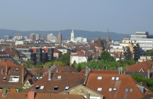 Weststadt Sudlicher Teil Apartamento | Blick über Karlsruhe - Ferienwohnung Panorama