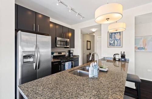 Evanston Apartamento | "Bliss of Evanston" 180°view, 2BDR +2Bath UrbanLux