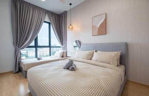 Kampung Pasir Apartamento | Blissful Cottage@FeelHome/2BR,7pax,MRT 中文房东