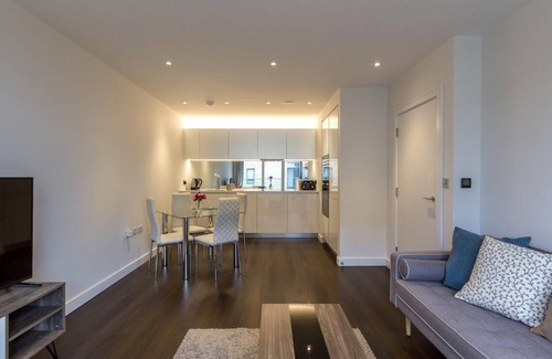 London Borough of Hounslow Apartamento | Apartamento-Élite-Baño Privado-Balcón