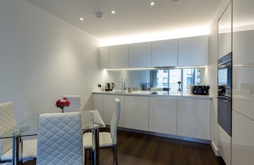 London Borough of Hounslow Apartamento | Apartamento-Élite-Baño Privado-Balcón