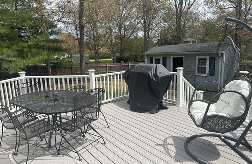 West Yarmouth Casa | Blissful Vacation Experience! Spacious, fully fenced house with backyard oasis!