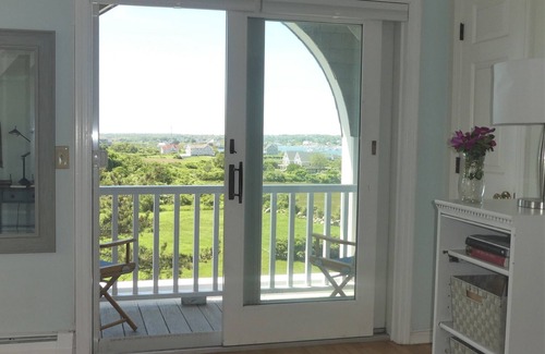 New Shoreham Casa | Block Island - Crescent Beach con hermosas vistas del atardecer sobre la granja Mitchell