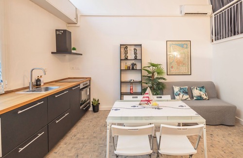 San Giuliano a Mare Apartamento | Blu Mare Loft: 1 min from the beach with private parking, wifi and air conditioning