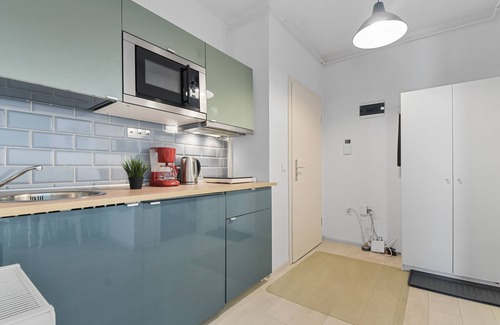 Brasov City Centre Apartamento | Blue Apartment near Shopping City Brasov