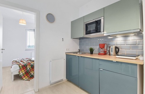 Brasov City Centre Apartamento | Blue Apartment near Shopping City Brasov