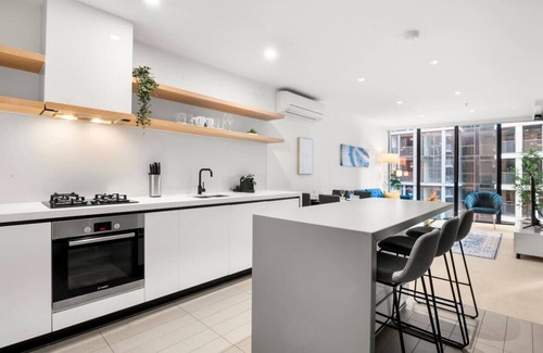 Docklands Apartamento | Blue Haven @Marvel Stadium- Rooftop Pool & Parking