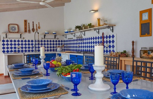 Trabia Villa | Villa Casa Azul piscina. Paraíso entre el cielo y el mar