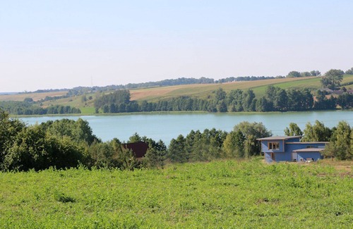 Brzozie Casa | Blue Lakehouse para 4 personas (50 m del lago)