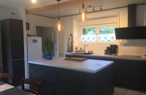 Penmarch Casa | Longere azul junto al mar