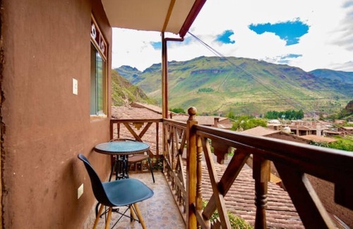 Pisac Casa | Blue Lotus Coca Suite Private Bath and Balcony