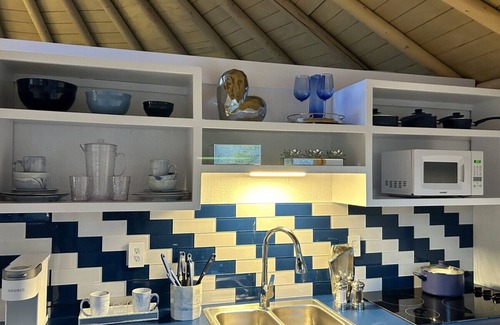 Myra Alquiler De RV | Blue Velvet Yurt Saint Jo Texas