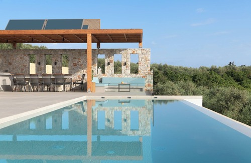 Modi Villa | Blue Zone Villa, a SeaView Sanctuary with Pool