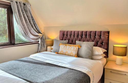 Llanybri Chalet De Esquí | BlueBell 16-Hot Tub-Woodland Lodges-Pembrokeshire