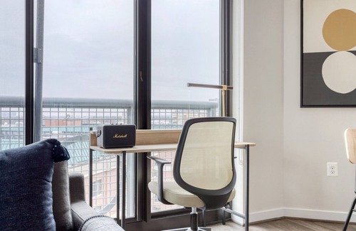 Ballston Apartamento | Blueground | Ballston, pool, nr Arlington Cemetery