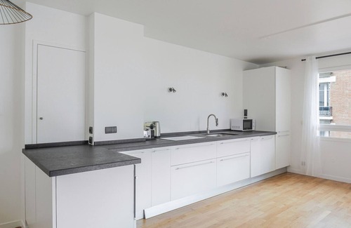 Levallois-Perret Apartamento | Blueground | Levallois, AC, w/d, nr park