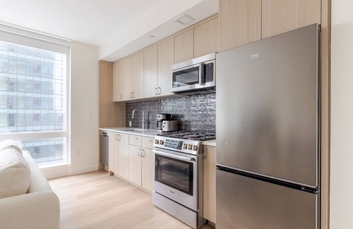 Hunters Point Apartamento | Blueground | LIC, gym & w/d, nr MoMA PS1