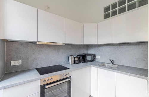 Mariahilf Apartamento | Blueground | Mariahilf, washer/dryer, nr Naschmarkt