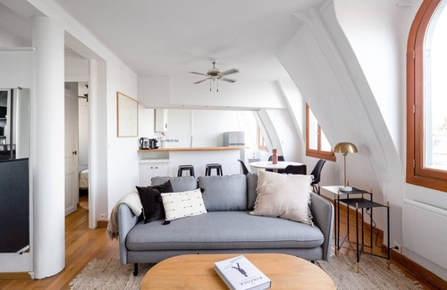 Quartier du Faubourg-Montmartre Apartamento | Blueground | Montorgueil, nr Grands Boulevards