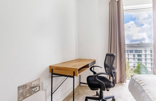 Vauxhall Apartamento | Blueground | Nine Elms, balcony, nr Battersea Park