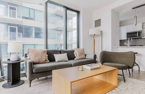 South Loop Apartamento | Blueground | South Loop, pool & gym, nr park