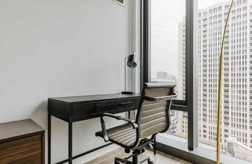 South Loop Apartamento | Blueground | South Loop, pool & gym, nr park