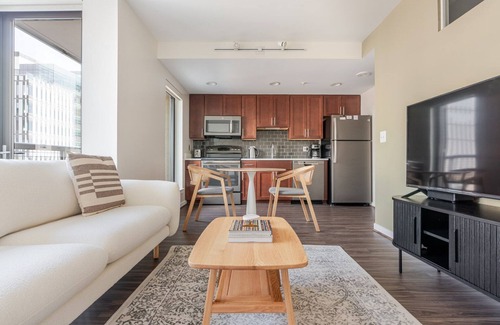 Ballston Apartamento | Blueground | Virginia Sq, pool & w/d, nr parks