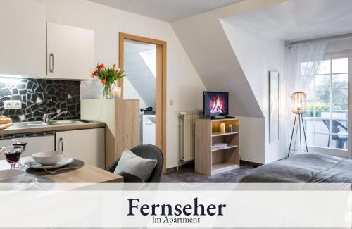 Schneverdingen Apartamento | Blumenvilla 6 mit Küche, Balkon, Sauna und Garten