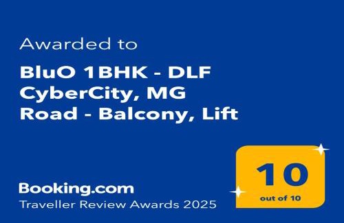 DLF City Apartamento | BluO 1BHK - DLF CyberCity, MG Road - Balcony, Lift