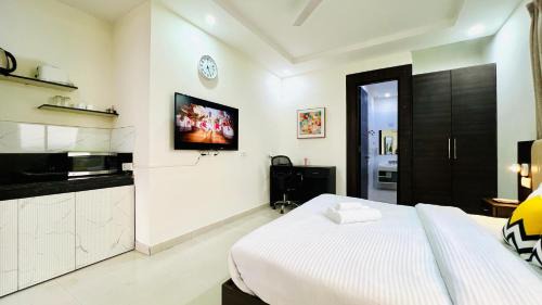 DLF Phase 3 Apartamento | BluO Penthouse - DLF CyberCity, BathTub Terrace Garden #staycation