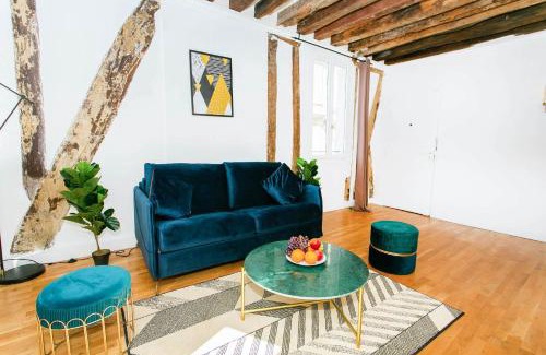 Paris City Center Apartamento | BnBNova - 1BR - Le Louvre & Rivoli