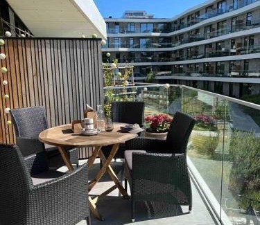 Aarhus C Apartamento | Bo med stil og udsigt til Aarhus lystbådehavn