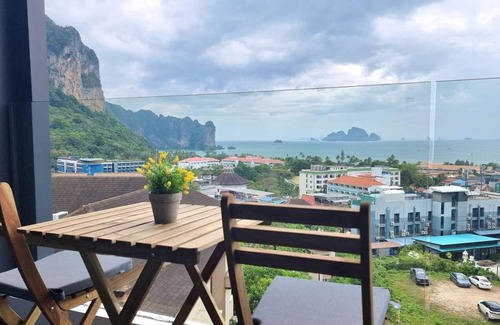 Krabi Apartamento | Bo401 Paradise Sea View 2 Bedrooms Plus 2bathrooms at Center Ao Nang