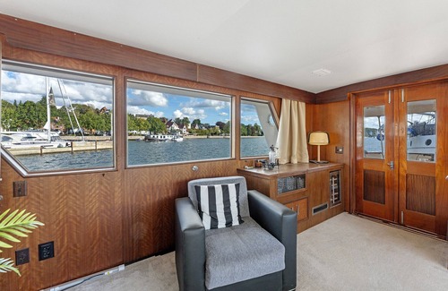 Eckernfoerde Alquiler De Eote | Boat 'Ocean Motion' with Sea View, Private Terrace and Wi-Fi