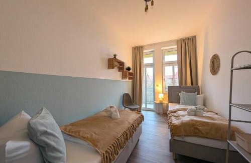 Erfurt Old Town Apartamento | BohnApartments Stauffenberg City - Parkplatz - 2 Badezimmer - 3 Schlafzimmer - WLAN