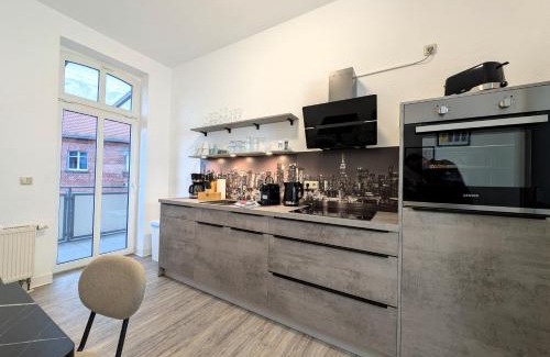 Erfurt Old Town Apartamento | BohnApartments Stauffenberg City - Parkplatz - 2 Badezimmer - 3 Schlafzimmer - WLAN
