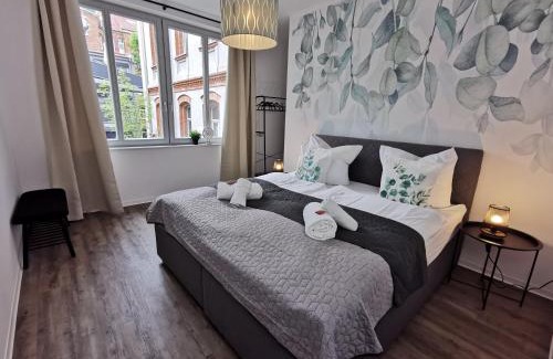 Erfurt Apartamento | BohnApartments - Town House am Stadtpark - Terrasse - Parkplätze - WLAN