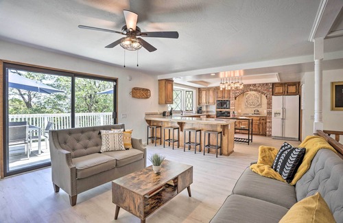 Crestline Casa | Boho-Chic Home w/ Game Room Near Lake Gregory!