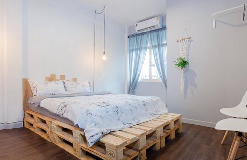 Wat Ratchabophit Hotel | Habitación doble Boho con baño privado