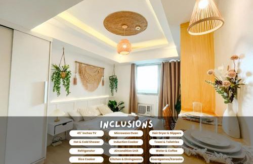 San Fernando Apartamento | Boho-Inspired Studio for Couples with Huge Balcony