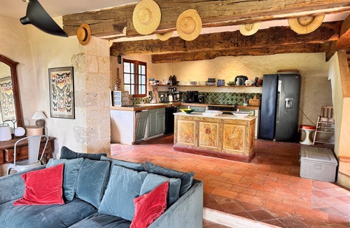 Saint-Creac Casa | Bois Dragon - grande maison avec piscine privée