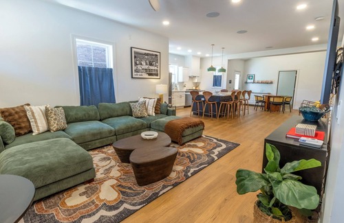 Michigan City Casa | Bold & Fun Getaway Steps from Train & Beach