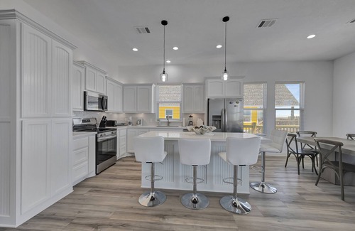 Gilchrist Casa | "Bolivar Beachfront Bliss" Beachfront home 5 bedroom 4.5 bath Cargo Lift