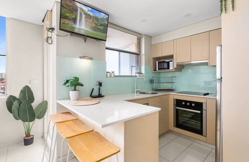 Bondi Apartamento | Bondi Studio Apartment with Pool & Rooftop Views