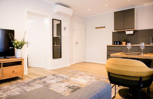 Sankt Augustin Apartamento | bonquartier - LUX APT #2 Moderne, stilvolle Wohnung mit voll ausgestatteter Küche, Klimaanlage und Parkplatz